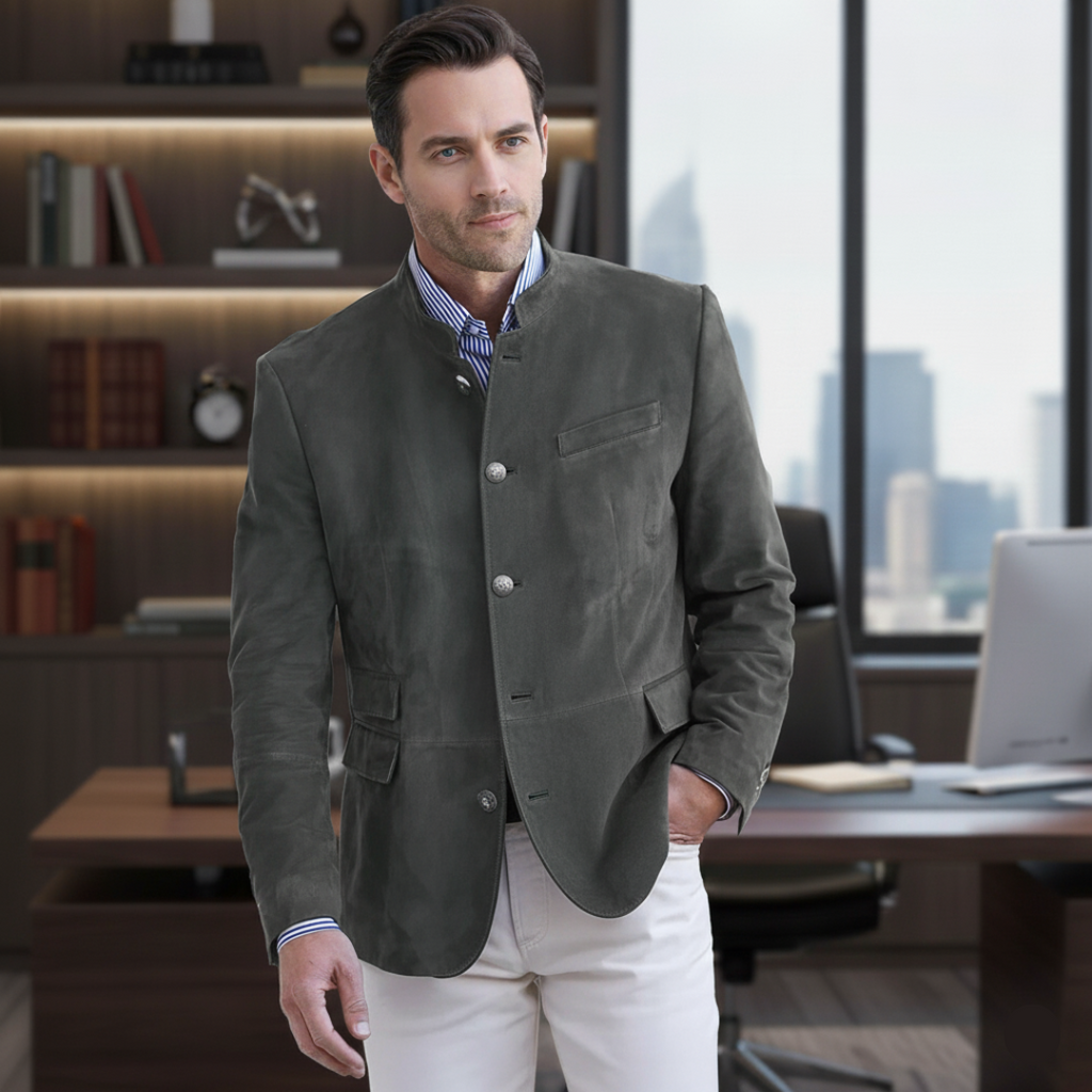Martin - Klassisk Herre Button-Down Jakke | Stilfuld Jakke til Mænd til Enhver Lejlighed