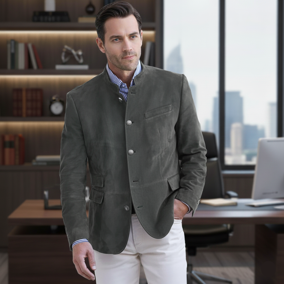 Martin - Klassisk Herre Button-Down Jakke | Stilfuld Jakke til Mænd til Enhver Lejlighed