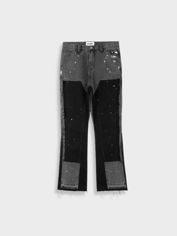 Alois - Retro Herrejeans med Patches | Vintage Denim Bukser til Mænd