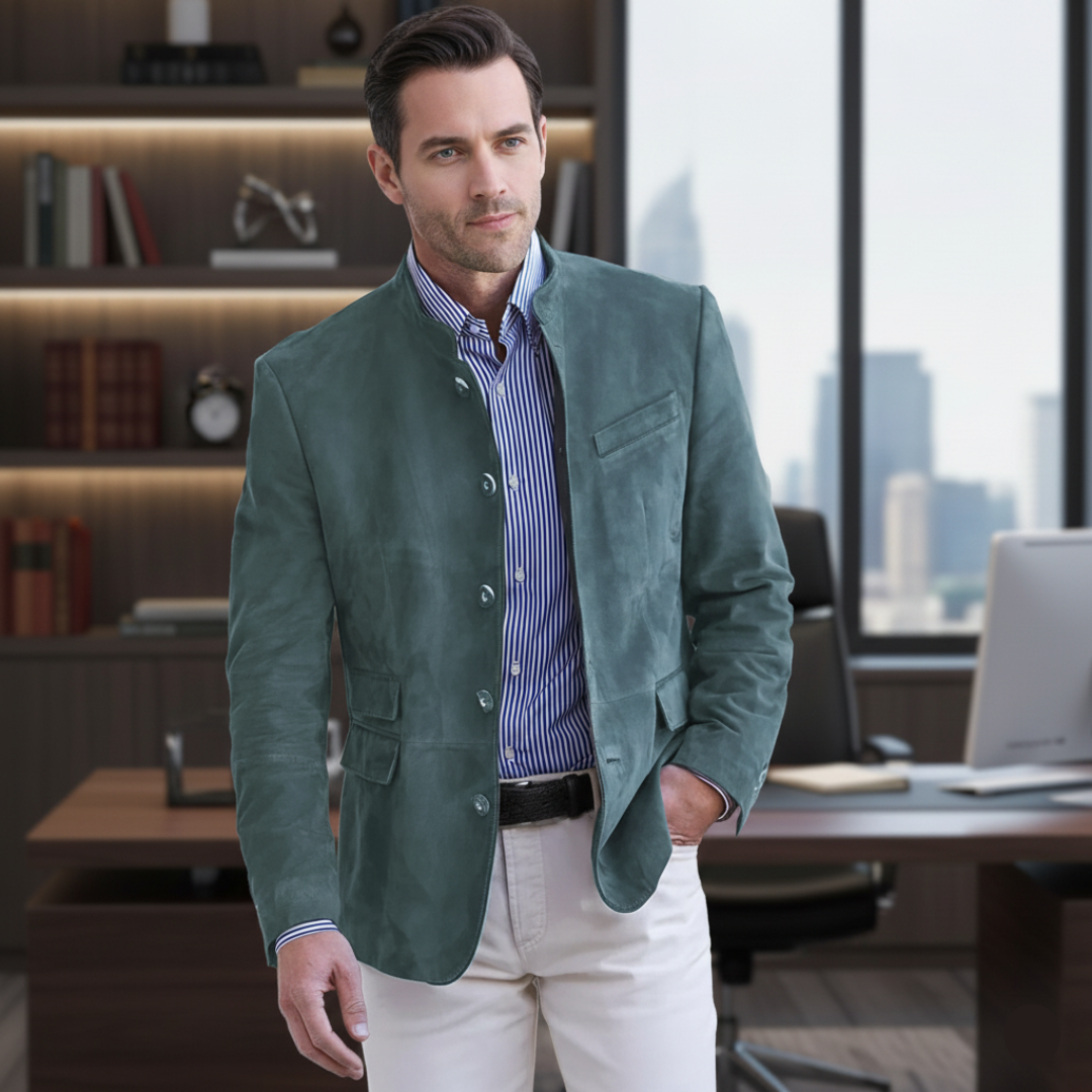 Martin - Klassisk Herre Button-Down Jakke | Stilfuld Jakke til Mænd til Enhver Lejlighed