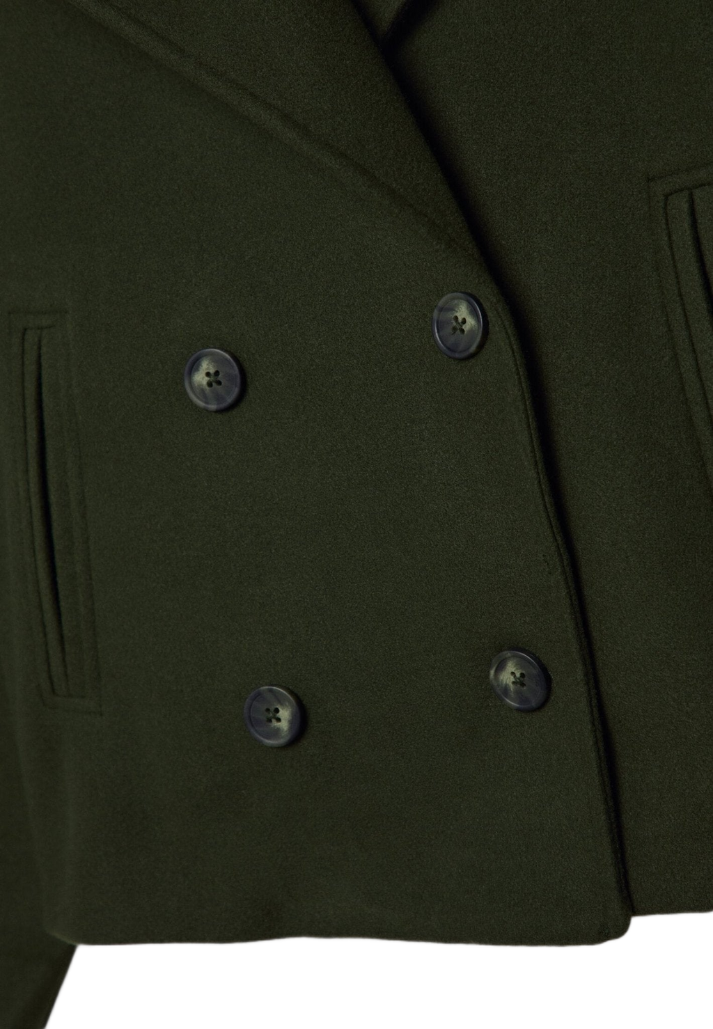 Gabriele - Stilfuld Dobbeltradet Kort Jakke til Kvinder | Elegant Damejakke til Modebevidste