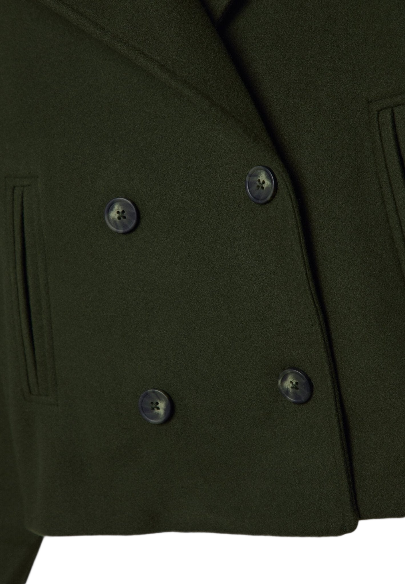 Gabriele - Stilfuld Dobbeltradet Kort Jakke til Kvinder | Elegant Damejakke til Modebevidste