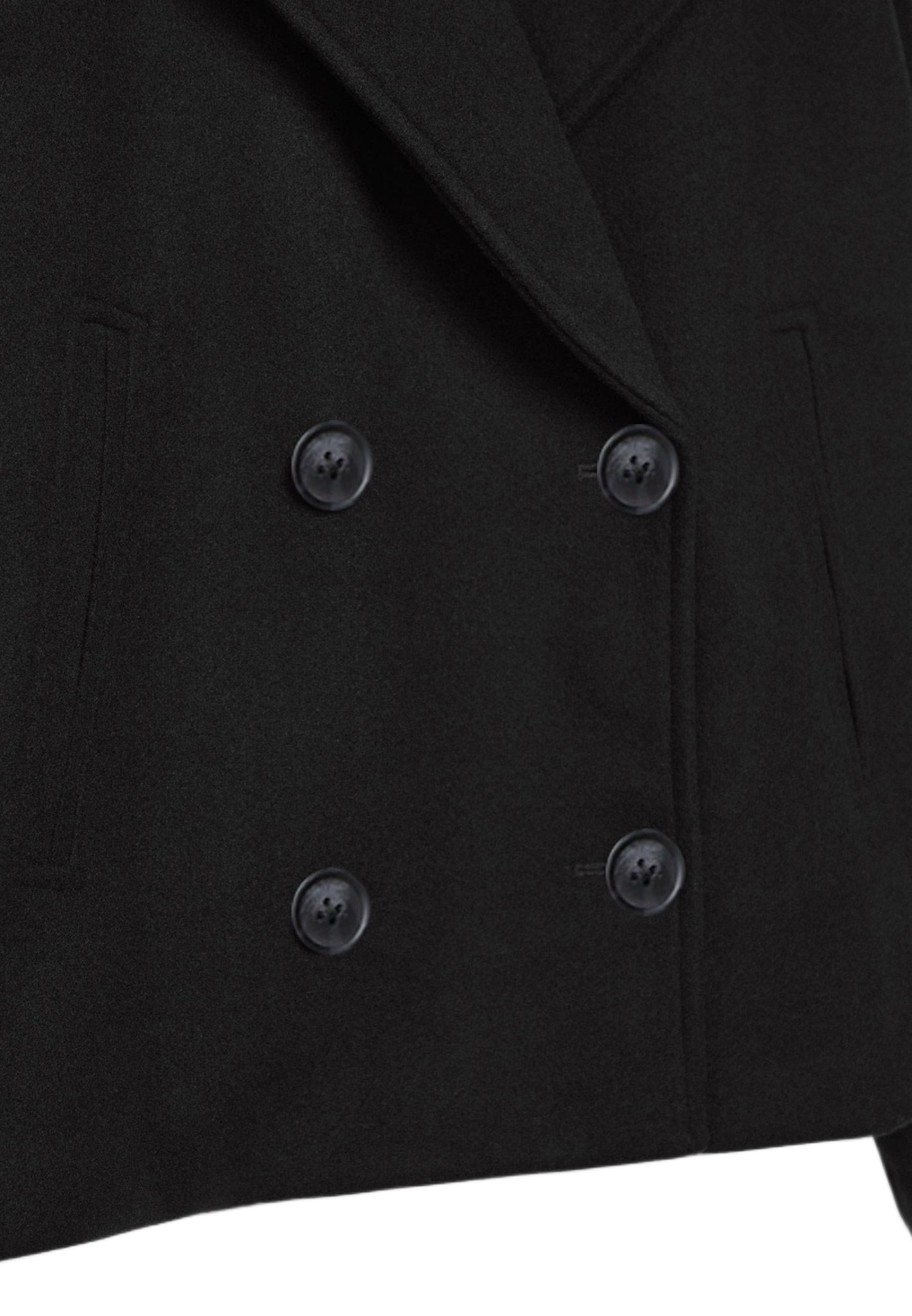 Gabriele - Stilfuld Dobbeltradet Kort Jakke til Kvinder | Elegant Damejakke til Modebevidste