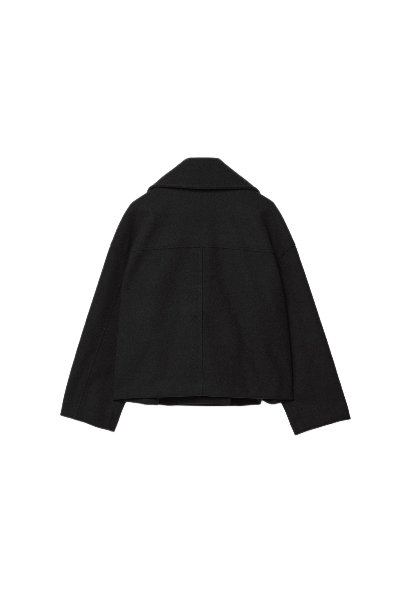 Gabriele - Stilfuld Dobbeltradet Kort Jakke til Kvinder | Elegant Damejakke til Modebevidste