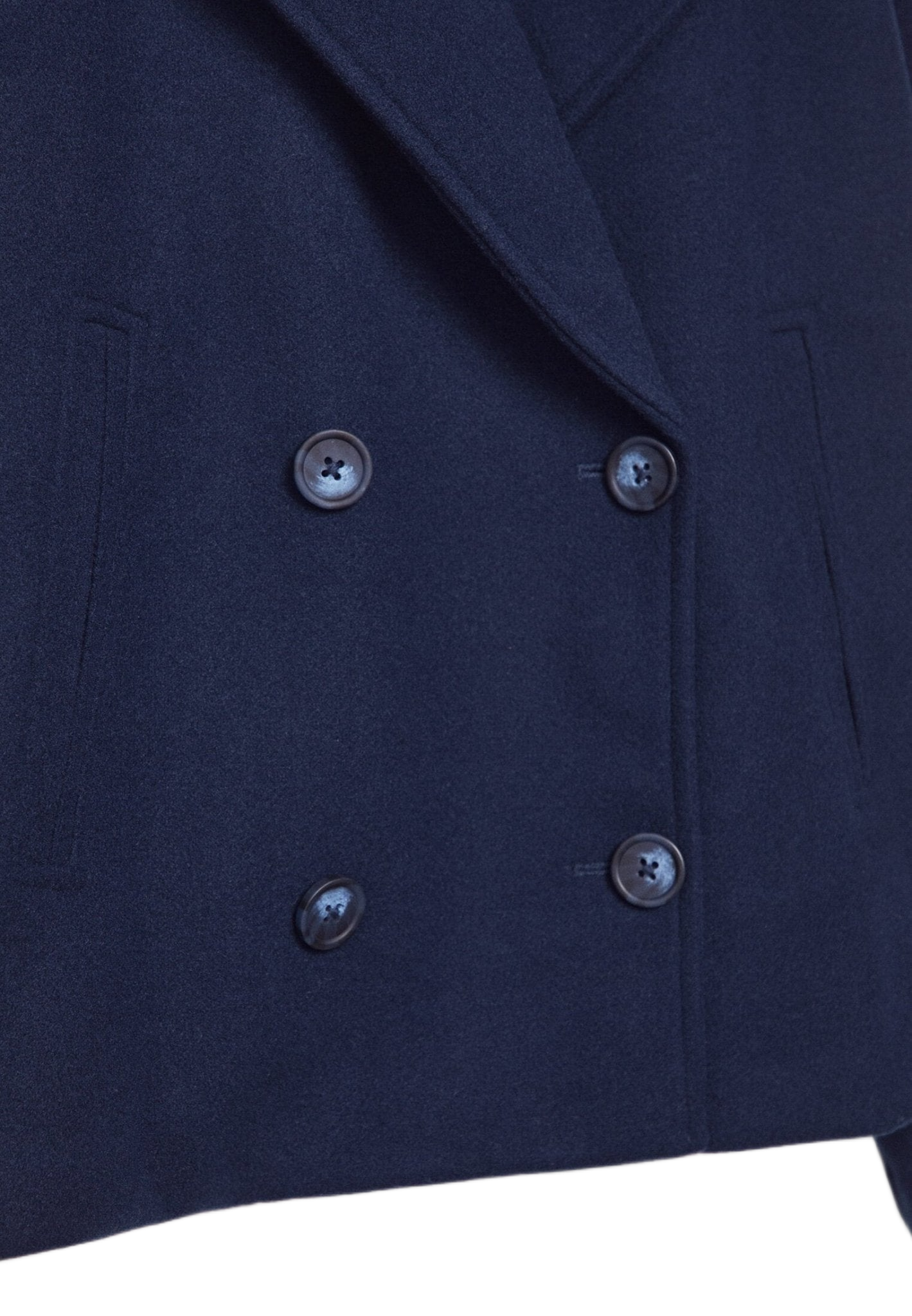 Gabriele - Stilfuld Dobbeltradet Kort Jakke til Kvinder | Elegant Damejakke til Modebevidste