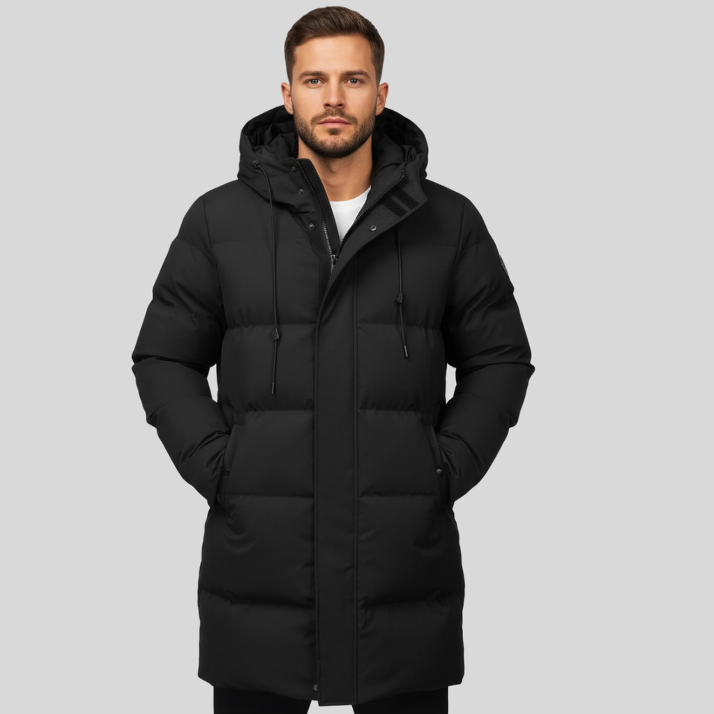 Luigino Herre Parka Jakke - Varm Vinterjakke til Mænd | Stilfuld og Isoleret Herrejakke til Vinterbrug