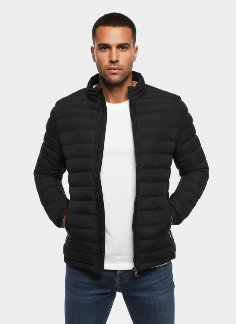 Roberto - Moderne Herre Vinterjakke | Stilfuld Steppjakke til Mænd