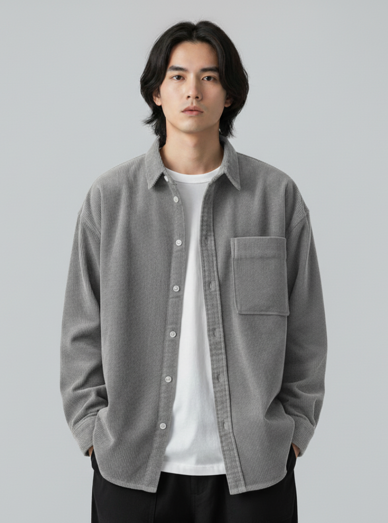 Luca - Moderne Cordjakke til Mænd i Elegant Design | Køb Stilfuldt Herremode Online