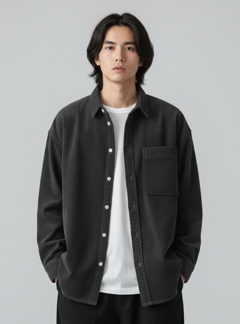 Luca - Moderne Cordjakke til Mænd i Elegant Design | Køb Stilfuldt Herremode Online