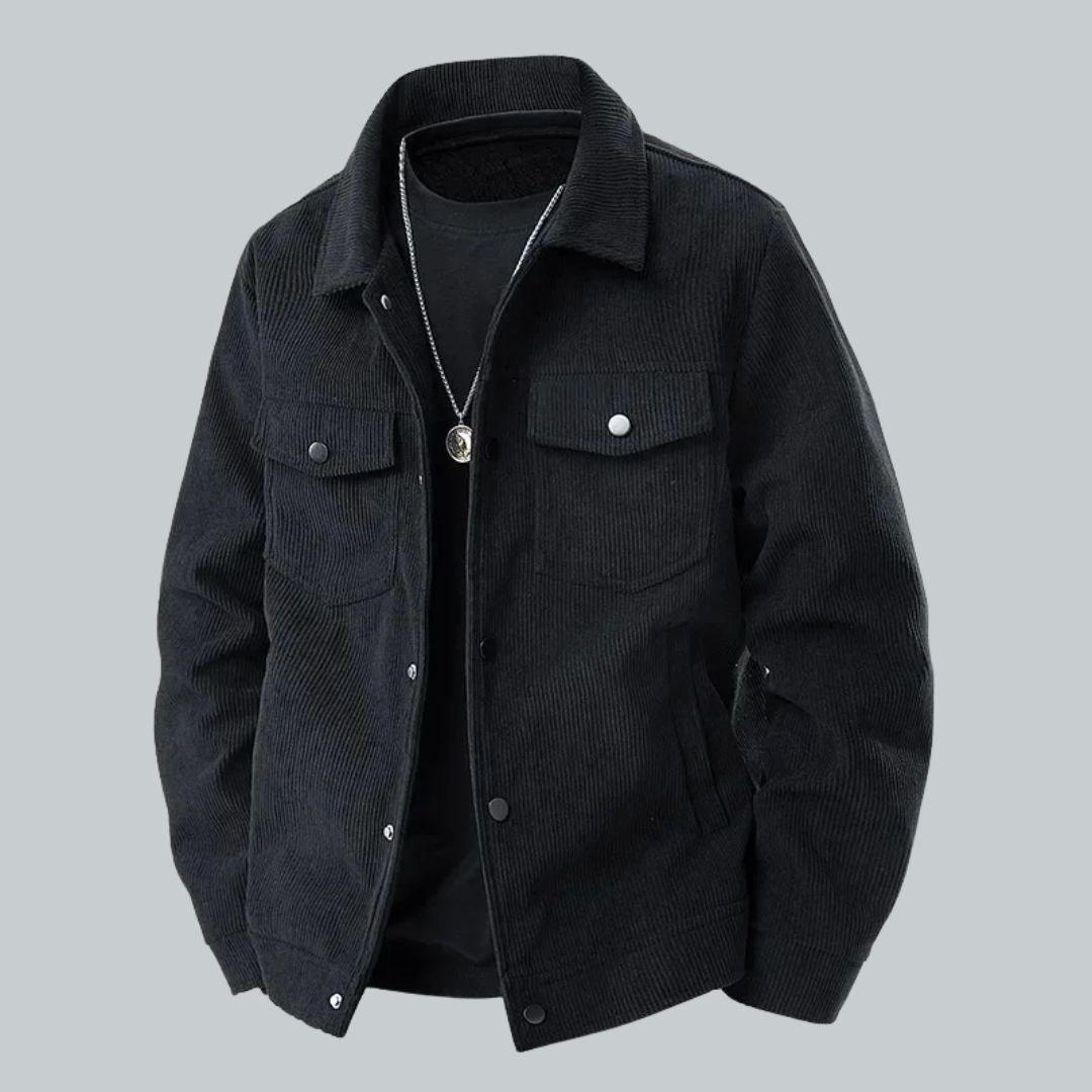 Geraldo - Stilfuld Cordjakke til Mænd | Trendy og Kvalitets Herreoverdele