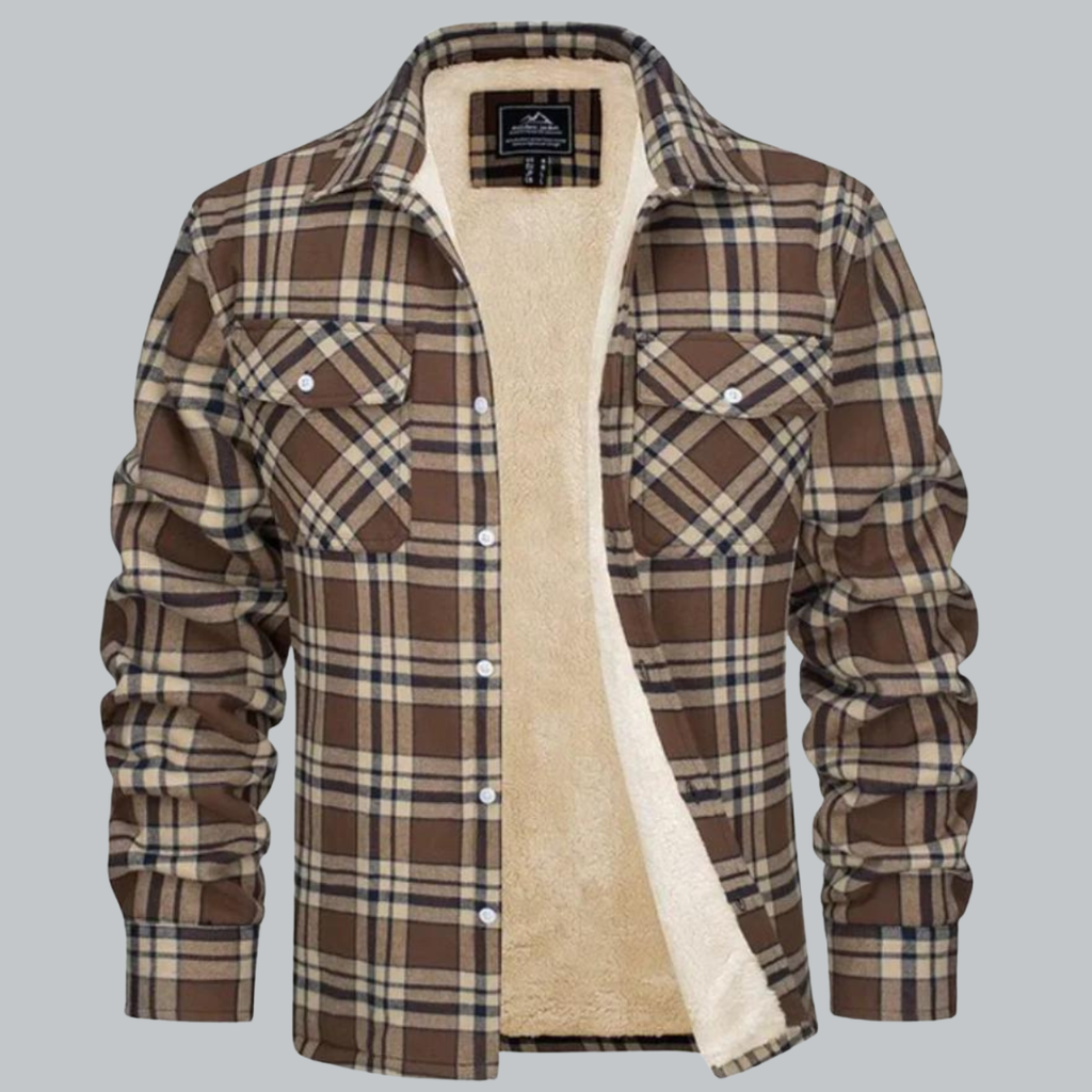 Heinrich - Stilfuld Herrejakke med Varm Fleeceforing til Vinter