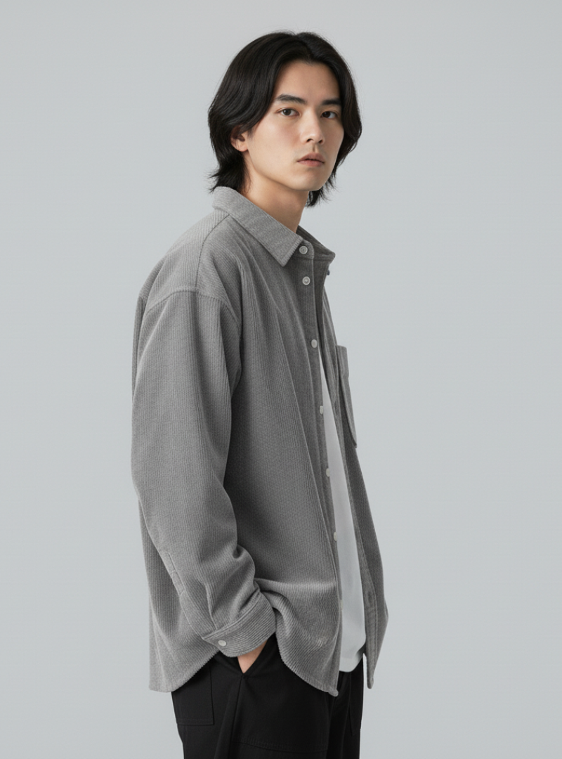 Luca - Moderne Cordjakke til Mænd i Elegant Design | Køb Stilfuldt Herremode Online