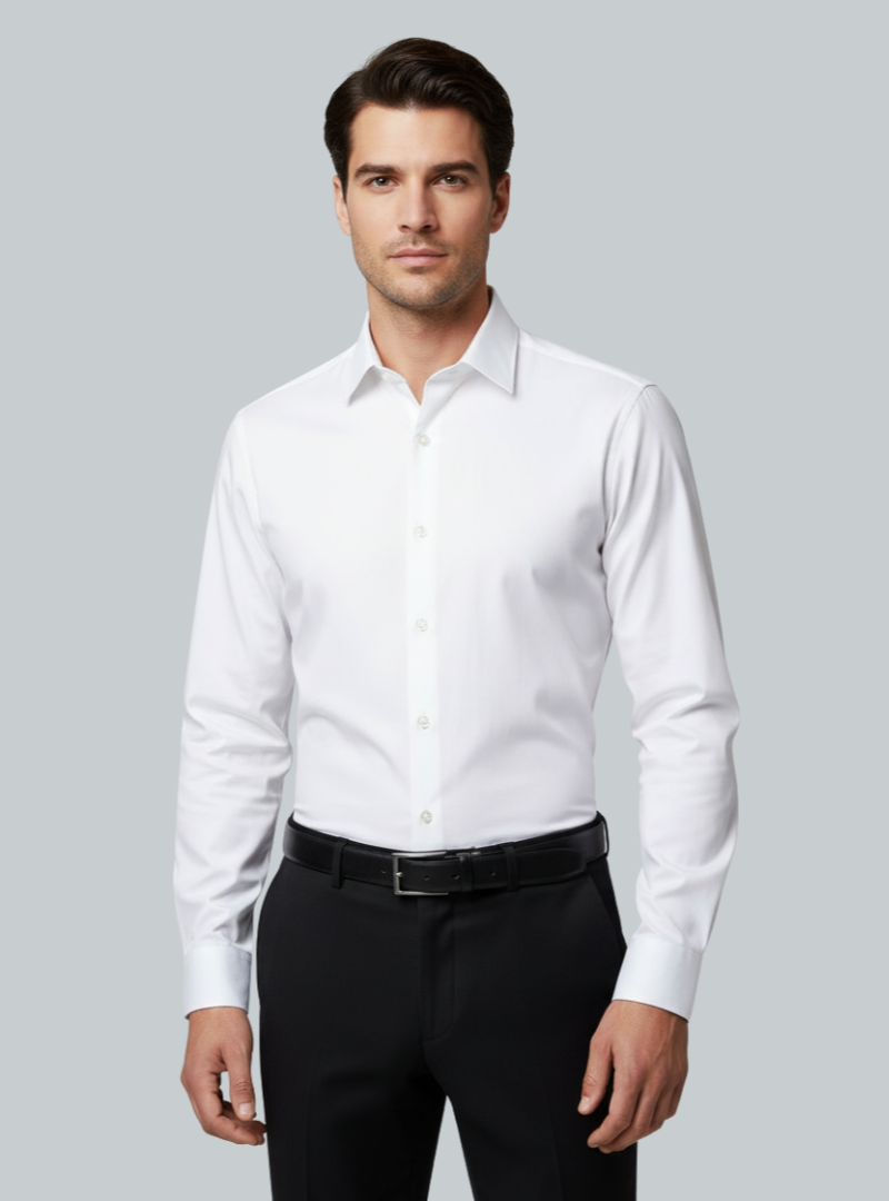 Vico - Stilfuld Langærmet Herreskjorte | Elegant Skjorte til Mænd til Alle Lejligheder