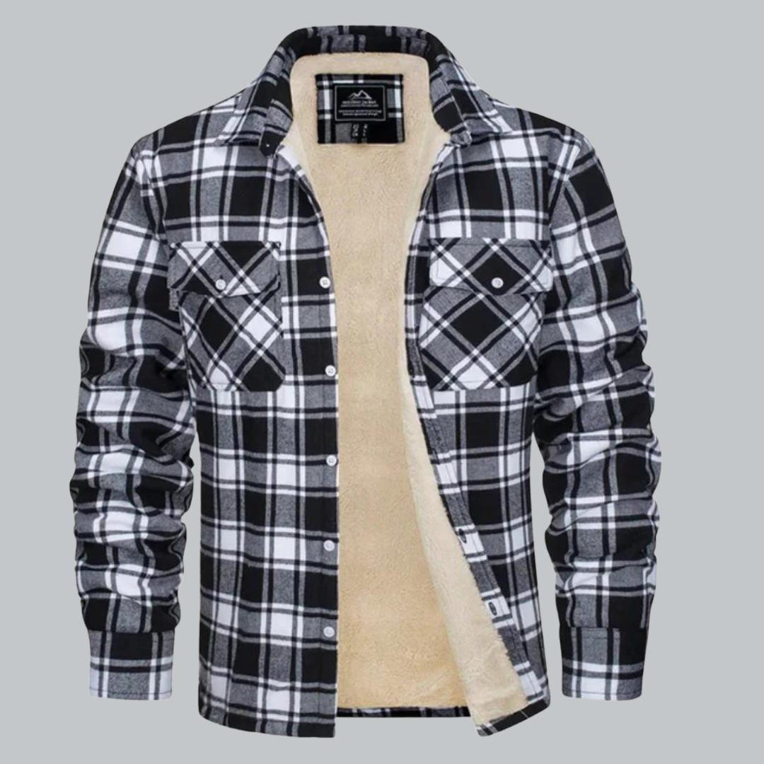 Heinrich - Stilfuld Herrejakke med Varm Fleeceforing til Vinter