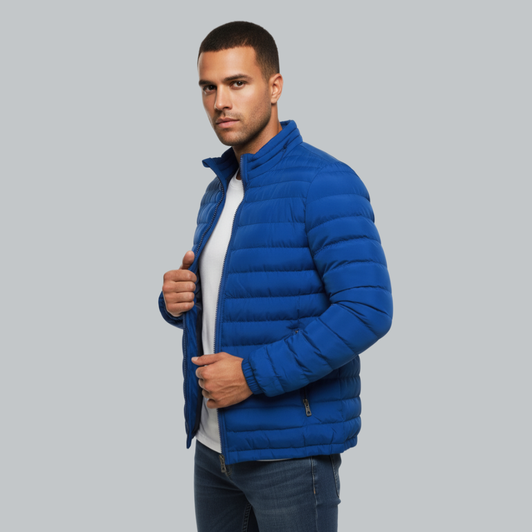 Roberto - Moderne Herre Vinterjakke | Stilfuld Steppjakke til Mænd