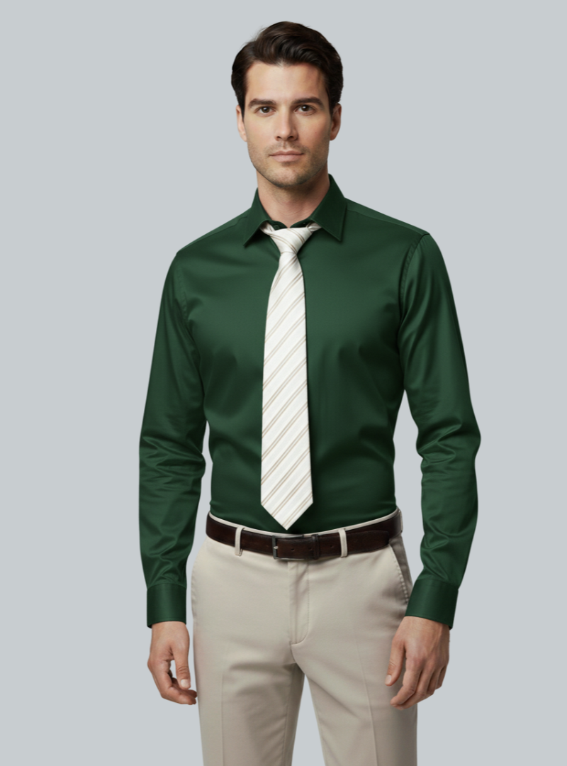 Vico - Stilfuld Langærmet Herreskjorte | Elegant Skjorte til Mænd til Alle Lejligheder