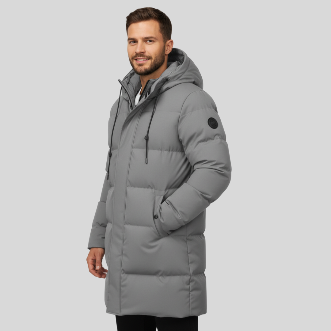 Luigino Herre Parka Jakke - Varm Vinterjakke til Mænd | Stilfuld og Isoleret Herrejakke til Vinterbrug
