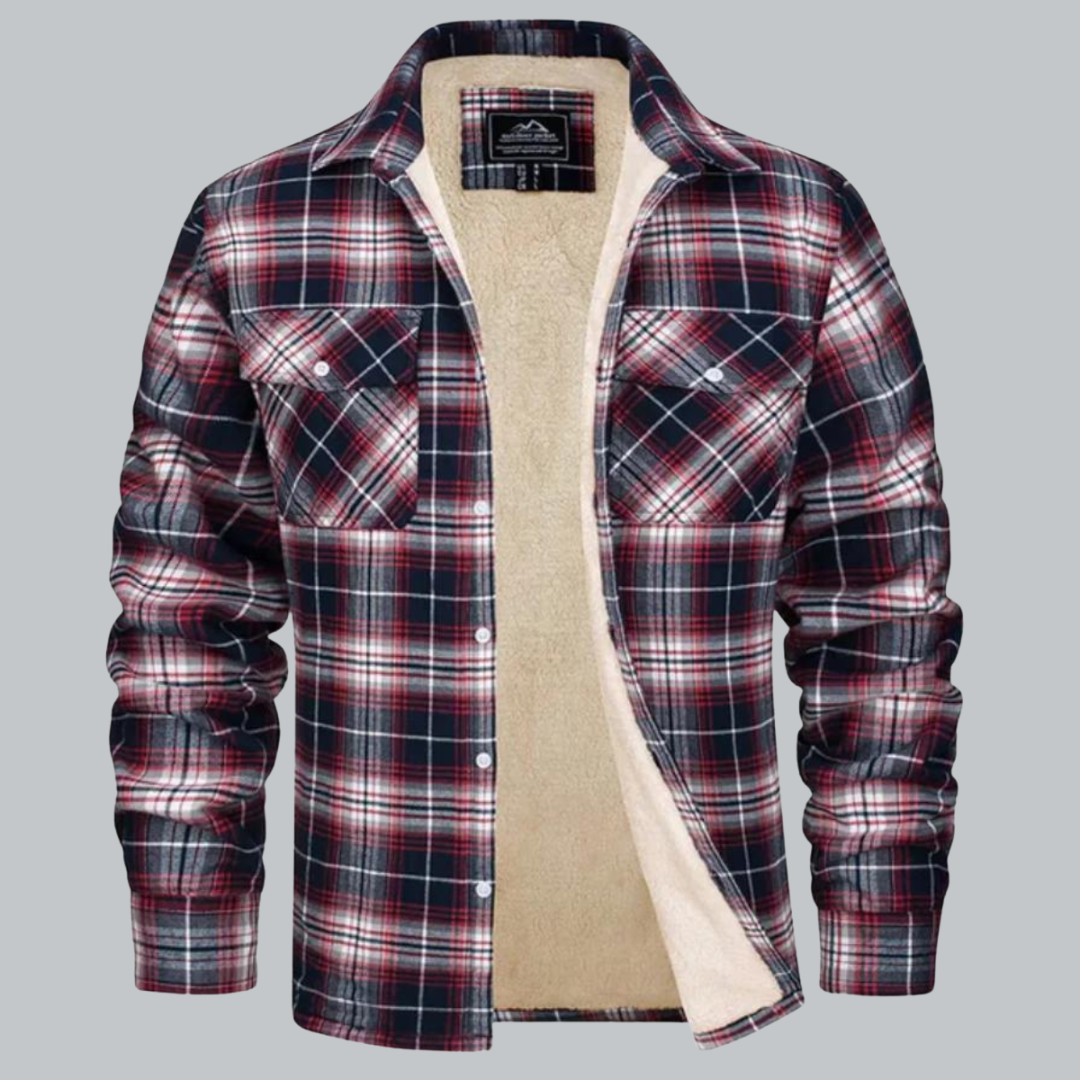 Heinrich - Stilfuld Herrejakke med Varm Fleeceforing til Vinter