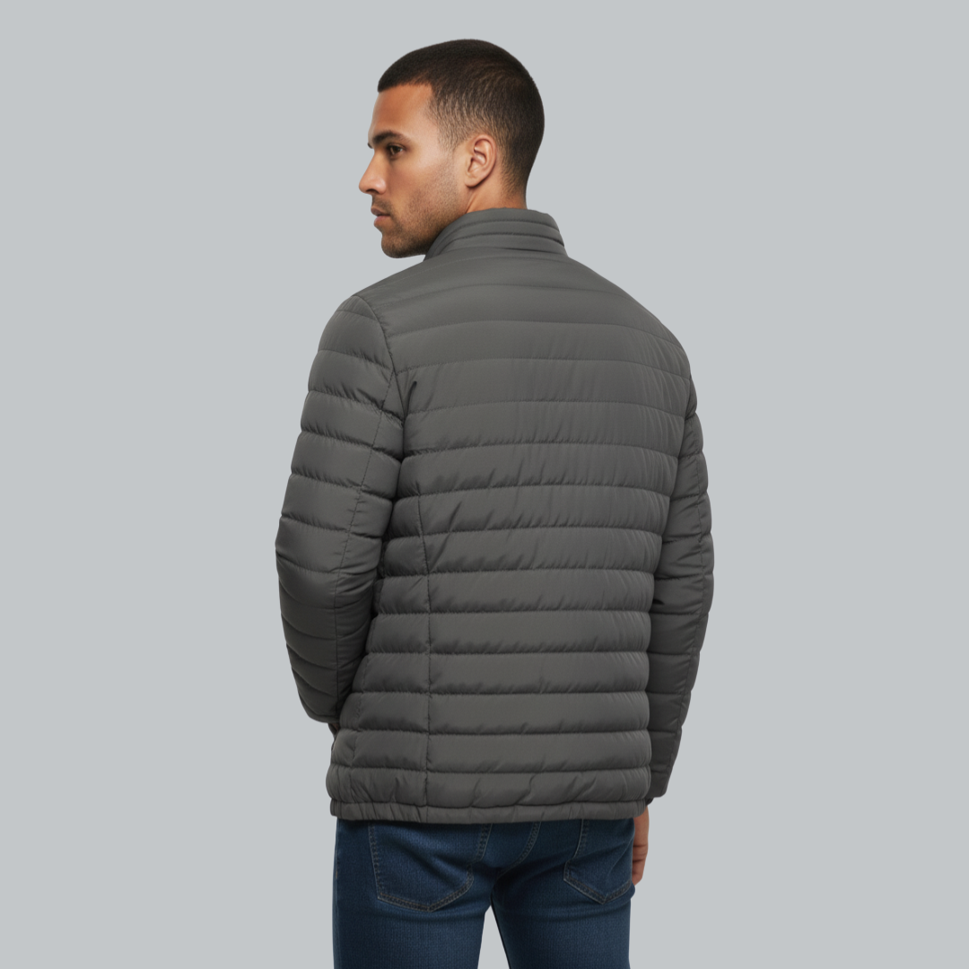 Roberto - Moderne Herre Vinterjakke | Stilfuld Steppjakke til Mænd