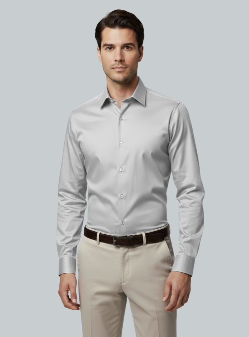 Vico - Stilfuld Langærmet Herreskjorte | Elegant Skjorte til Mænd til Alle Lejligheder