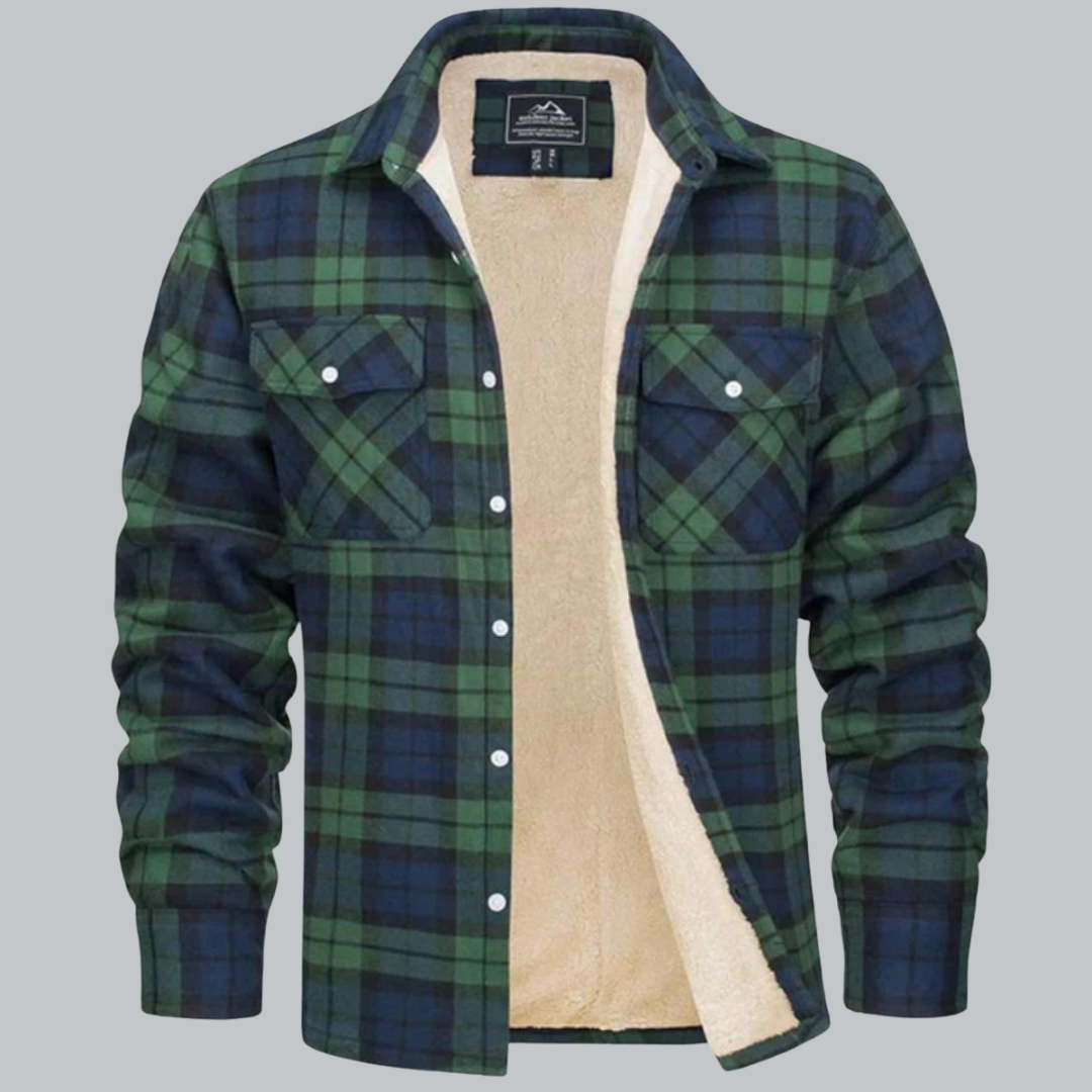 Heinrich - Stilfuld Herrejakke med Varm Fleeceforing til Vinter