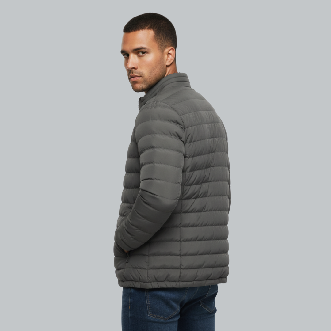 Roberto - Moderne Herre Vinterjakke | Stilfuld Steppjakke til Mænd