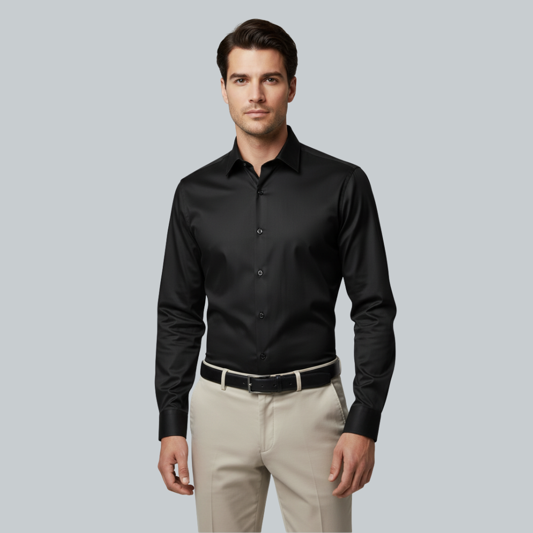 Vico - Stilfuld Langærmet Herreskjorte | Elegant Skjorte til Mænd til Alle Lejligheder