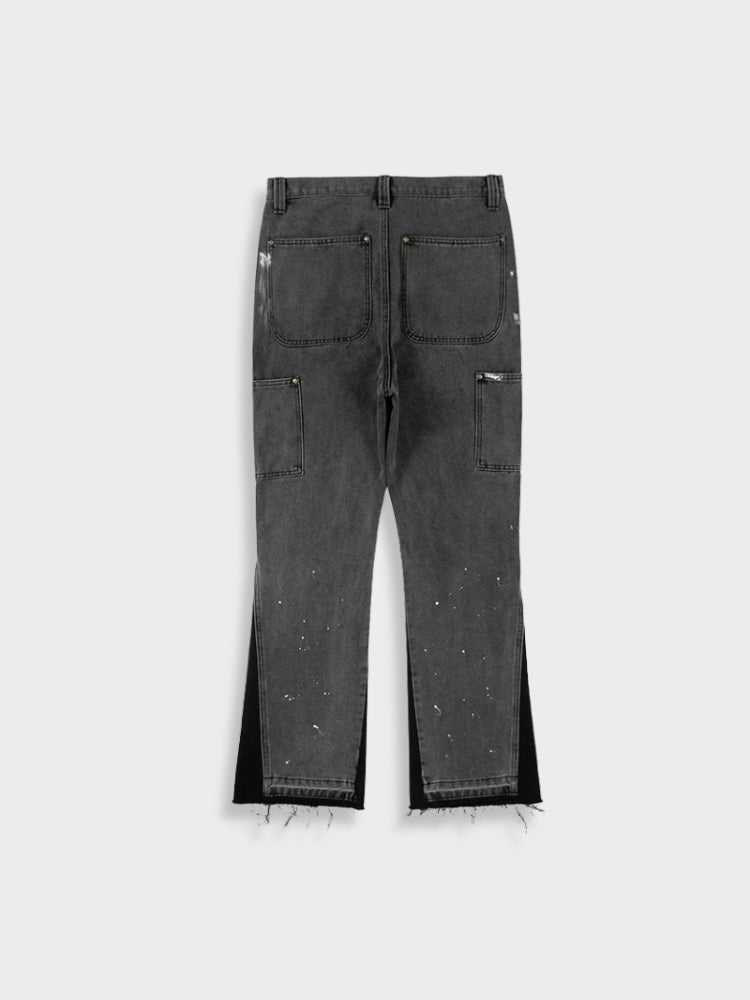 Alois - Retro Herrejeans med Patches | Vintage Denim Bukser til Mænd